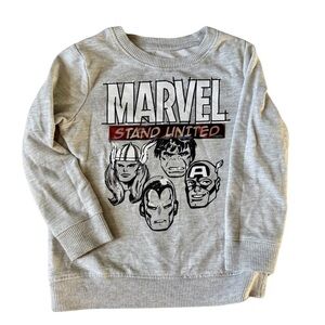 Marvel Heroes Gray Kids Sweatshirt